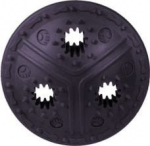 M&auml;nguasi koerale, tassimiseks Barry King Disc BK-15112, 11 cm, &Oslash; 11 cm, must v.
