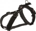 Koerte traksid Trixie Premium, must v./hall v., 620 - 740 mm x 25 mm, M-L