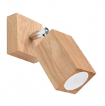 Valgusti seinale Sollux Keke SL.1035, GU10, 1 x 40 W, pruun v.