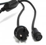 Pistikuga juhe Tamo TAM240104, 1.5 m, 600 V, must