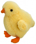 Pehme m&auml;nguasi Wild Planet Chick, kollane, 12 cm