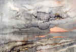 Fototapeet Artgeist Connected Clouds, 70 cm x 70 cm