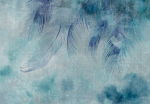 Fototapeet Artgeist Blue Cupid, 70 cm x 70 cm