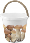Majapidamis&auml;mbrid Branq Mushrooms, 10 l, pruun v./valge v.