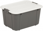 Kaanega hoiukarp, m&auml;nguasjade jaoks Branq Velur, 16 l, tumehall v., 39 x 29 x 21.7 cm