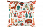 J&otilde;ulu dekoratiivne padi Winteria Folk, eriv&auml;rviline, 45 cm x 45 cm