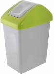 Pr&uuml;gikast Branq Plastik, roheline/hall, 10 l, 37.5 cm x 26.6 cm