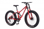 Jalgratas fatbike Louke X-Treme, 26 ", 18" raam, punane v.