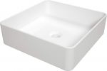 Vannitoa kraanikauss Deante Square, keraamiline, 40.5 cm x 40.5 cm x 14.5 cm, valge