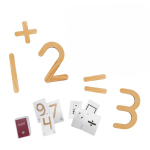 Hariduslikud puupulgad, matemaatika Eduplay, pruun v., 23 tk