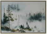 Reproduktsioon Home4you Wally Misty Forest, 60 cm x 45 cm