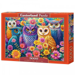 Pusle Castorland Flower Owl Meeting, 68 cm x 92 cm, 3000 tk, mitmev&auml;rviline