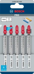 Saetera komplekt Bosch T 102 D, 10 cm, 5 tk
