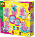 Kipsfiguuride valmistamise komplekt, &uuml;kssarvik SES Creative Casting And Painting 13417, mitmev&auml;rviline