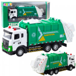 M&auml;nguasja pr&uuml;giauto Lean Toys Sanitation, valge/roheline