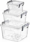 Toiduainekarbi komplekt HOB021134, 0.55 - 2.4 l, 3 tk