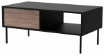 Kohvilaud Cama Meble Cortina, must v./p&auml;hklipuu v., 100 cm x 55 cm x 45 cm