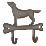 Riidekonks Dog With Bone, 4.8 cm x 19.3 cm, pruun v.
