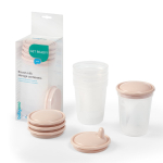 Rinnapiima s&auml;ilitusn&otilde;u BabyOno Get Ready 1028/01, 200 ml, 0 kuud, plastik, roosa v.