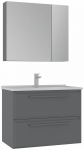 Vannitoa m&ouml;&ouml;bli komplekt Kalune Design Nuvola, hall v., 50 cm x 80 cm x 60 cm