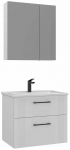 Vannitoa m&ouml;&ouml;bli komplekt Kalune Design Bari 65 v2-229, valge matt v., 45 cm x 65 cm x 55 cm
