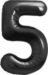 Fooliumist &otilde;hupall number GoDan Beauty & Charm Nr. 5, must v.