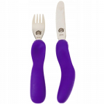 S&ouml;&ouml;giriistade komplekt lastele Nanas Manners, 3 aastat, roostevaba teras, violetne v.