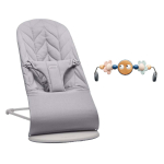 Beebi kiiktool BabyBjorn Bliss Woven, hall v.