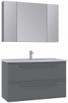 Vannitoa m&ouml;&ouml;bli komplekt Kalune Design Nuvola 100 v2-181, hall v., 50 cm x 100 cm x 62 cm