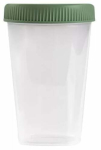 Toidukarp Curver Beaker 0806415A87, 0.4 l, 8 cm x 8 cm, l&auml;bipaistev v./roheline v.