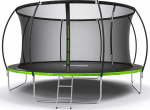 Kahjustatud pakendiga toode. Batuut Zipro Jump Pro Premium 12FT, 374 cm, turvav&otilde;rguga, redeliga