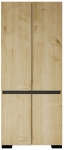 Riidekapp Kalune Design Floransa 90, antratsiit v./sapphire oak v., 52 cm x 90 cm x 210 cm
