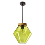 Valgusti lagi Candellux Lighting Brels 31-45317, E27, 1 x 40 W, roheline v. / must v.