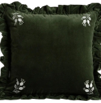 Dekoratiivpadjap&uuml;&uuml;r Homla Basic Coriel, roheline v., 45 cm x 45 cm