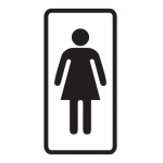 Kleebis, ohutusm&auml;rk, 15 cm, 5 cm