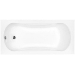 Vann, sisseehitatav Besco Aria, 140 cm x 70 cm x 52 cm, ristk&uuml;lik, valge v.