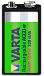 Laetav aku Varta, 9 V, 200 mAh