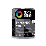 V&auml;rv Pentacolor PentaPro Wall 7, valge, 1 l
