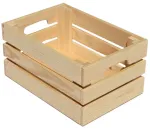 Puidust aiakast, 32 cm x 22 cm x 15.5 cm, pruun v.