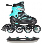 J&auml;&auml;uisud - rulluisud Nils Extreme NH18190, sinine v./must v., 29 - 33