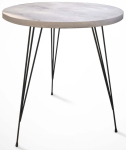 Kohvilaud Kalune Design Sandalf, tamm v./must v., 40 cm x 40 cm x 44 cm