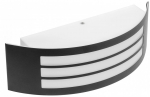 &Otilde;ue seinavalgusti GTV Astrit 27-20, 14W, E27, IP54, must v., 9 cm x 10 cm