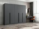 Riidekapp Kalune Design Kale Plus 7775, antratsiit v., 52 cm x 225 cm x 210 cm