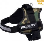 Koerte traksid Trixie Julius-K9, must v./roheline v., 580 - 760 mm x 40 mm, M-L