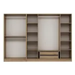 Riidekapp Kalune Design Kale 7670, pruun v., 52 cm x 270 cm x 210 cm