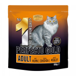 Kuiv kassitoit Perfecto Gold N1, kanaliha, 0.8 kg