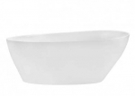 Vann, teisaldatav Besco Goya, 170 cm x 72 cm x 61 cm, ovaalne, valge