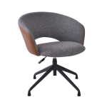 T&ouml;&ouml;tool Home4you Karina 38911, 62 x 60 x 68 - 78 cm, hall v./hele pruun v.