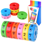 Matemaatiline m&auml;ng Number Cube, 6 cm, mitmev&auml;rviline