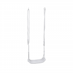 Rippkiik, 16.5 cm, valge v./mitmev&auml;rviline